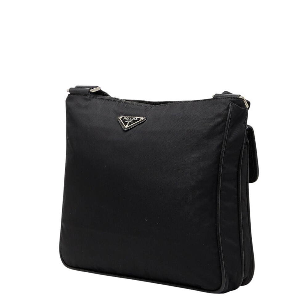 PRADA Black Leather Shoulder Bag - Picture 2 of 11